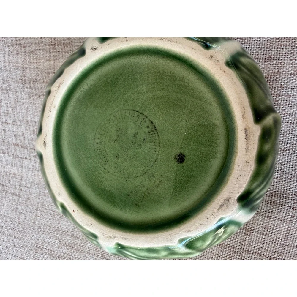 Bordallo Pinheiro Cabbage Leaf Planter Small Green Excellent Cachepot Limited